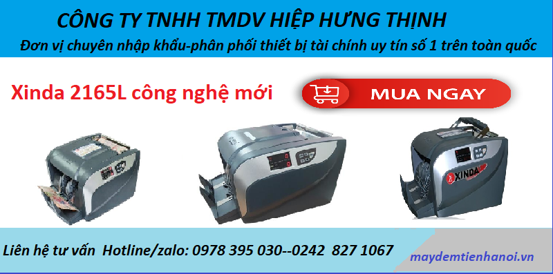 Hiệp Hưng Thịnh địa chỉ phân phối máy đếm tiền Xinda 2165L chính hãng uy tín